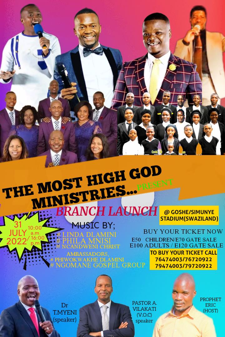THE MOST HIGH GOD MINISTRIES BRANCH LAUNCH Pic